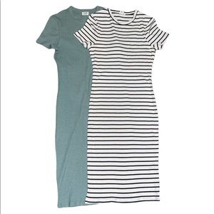 Cotton on fitted midi dress bundle